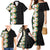 Hawaii Tropical Flowers Tribal Pattern Family Matching Mermaid Dress and Hawaiian Shirt No3 LT9 - Polynesian Pride