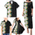 Hawaii Tropical Flowers Tribal Pattern Family Matching Puletasi and Hawaiian Shirt No3 LT9 - Polynesian Pride