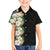 Hawaii Tropical Flowers Tribal Pattern Family Matching Puletasi and Hawaiian Shirt No3 LT9 Son's Shirt Black - Polynesian Pride