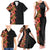 Hawaii Tropical Flowers Tribal Pattern Family Matching Tank Maxi Dress and Hawaiian Shirt No4 LT9 - Polynesian Pride