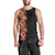 Hawaii Tropical Flowers Tribal Pattern Men Tank Top No4 LT9 - Polynesian Pride