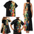 Hawaii Tropical Flowers Tribal Pattern Family Matching Tank Maxi Dress and Hawaiian Shirt No5 LT9 - Polynesian Pride