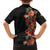 Hawaii Tropical Flowers Tribal Pattern Family Matching Puletasi and Hawaiian Shirt No6 LT9 - Polynesian Pride