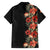 Hawaii Tropical Flowers Tribal Pattern Family Matching Puletasi and Hawaiian Shirt No6 LT9 - Polynesian Pride