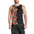 Hawaii Tropical Flowers Tribal Pattern Men Tank Top No6 LT9 - Polynesian Pride