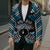 Personalised Aotearoa Niho Taniwha Motif Blazer Blue Style - Polynesian Pride