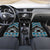 Personalised Aotearoa Niho Taniwha Motif Car Mats Blue Style