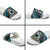 Personalised Aotearoa Niho Taniwha Motif Slide Sandals Blue Style - Polynesian Pride