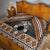 Personalised Aotearoa Niho Taniwha Motif Quilt Gold Style