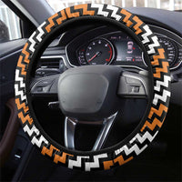 Aotearoa Niho Taniwha Motif Steering Wheel Cover Gold Style LT9 - Polynesian Pride