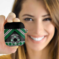 Personalised Aotearoa Niho Taniwha Motif AirPods Case Green Style - Polynesian Pride