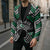 Personalised Aotearoa Niho Taniwha Motif Blazer Green Style - Polynesian Pride