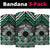 Personalised Aotearoa Niho Taniwha Motif Neck Gaiter Green Style - Polynesian Pride