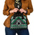 Personalised Aotearoa Niho Taniwha Motif Shoulder Handbag Green Style