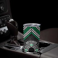 Personalised Aotearoa Niho Taniwha Motif Tumbler Cup Green Style LT9 - Polynesian Pride