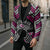 Personalised Aotearoa Niho Taniwha Motif Blazer Pink Style - Polynesian Pride