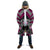 Personalised Aotearoa Niho Taniwha Motif Cloak Pink Style - Polynesian Pride