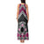 Personalised Aotearoa Niho Taniwha Motif Tank Maxi Dress Pink Style