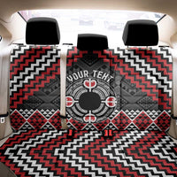 Personalised Aotearoa Niho Taniwha Motif Back Car Seat Cover Red Style