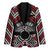 Personalised Aotearoa Niho Taniwha Motif Blazer Red Style - Polynesian Pride