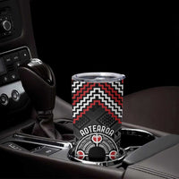 Personalised Aotearoa Niho Taniwha Motif Tumbler Cup Red Style LT9 - Polynesian Pride