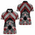 Personalised Aotearoa Niho Taniwha Motif Women Polo Shirt Red Style