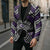 Personalised Aotearoa Niho Taniwha Motif Blazer Violet Style - Polynesian Pride