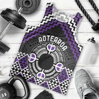 Personalised Aotearoa Niho Taniwha Motif Men Tank Top Violet Style LT9 - Polynesian Pride