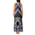 Personalised Aotearoa Niho Taniwha Motif Tank Maxi Dress Violet Style