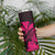 Kakau Polynesian Tribal Hawaiian Turtle Skinny Tumbler with Kanaka Maoli Pink