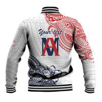 Kingdom of Uvea 1842-1860 Personalized Baseball Jacket Wallis and Futuna Polynesian Tribal Pattern LT9 - Polynesian Pride