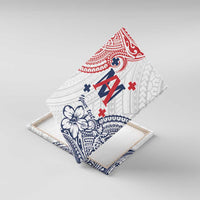 Kingdom of Uvea 1842-1860 Personalized Canvas Wall Art Wallis and Futuna Polynesian Tribal Pattern