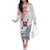 Kingdom of Uvea 1842-1860 Personalized Family Matching Off The Shoulder Long Sleeve Dress and Hawaiian Shirt Wallis and Futuna Polynesian Tribal Pattern