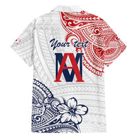 Kingdom of Uvea 1842-1860 Personalized Family Matching Summer Maxi Dress and Hawaiian Shirt Wallis and Futuna Polynesian Tribal Pattern