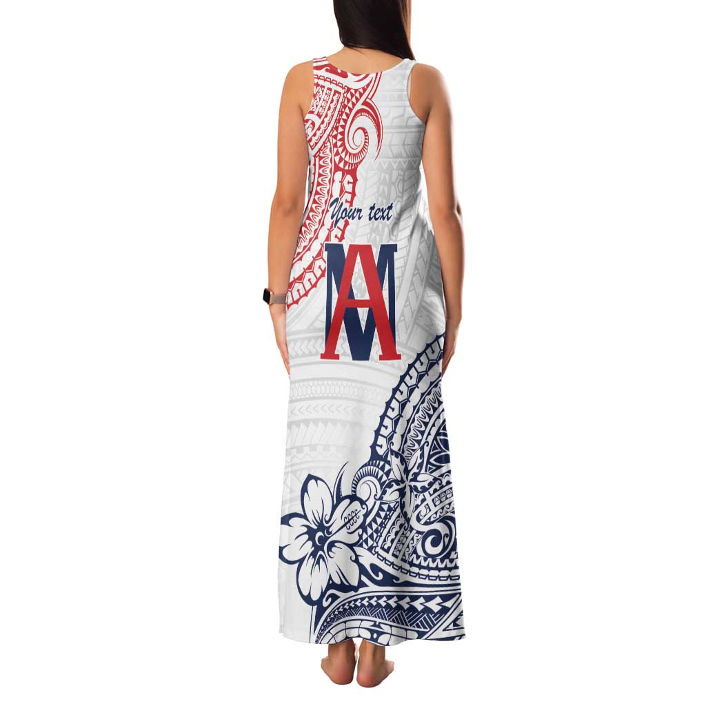 Kingdom of Uvea 1842-1860 Personalized Family Matching Tank Maxi Dress and Hawaiian Shirt Wallis and Futuna Polynesian Tribal Pattern