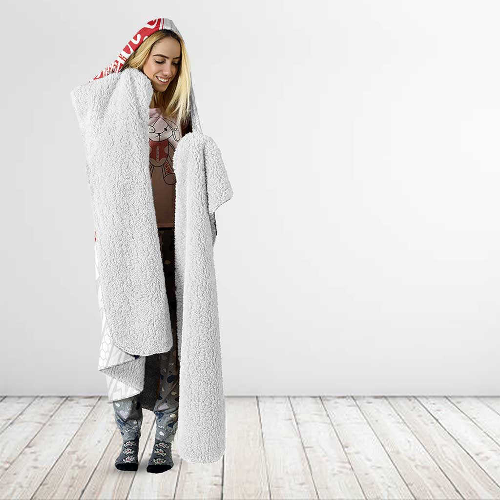 Kingdom of Uvea 1842-1860 Personalized Hooded Blanket Wallis and Futuna Polynesian Tribal Pattern