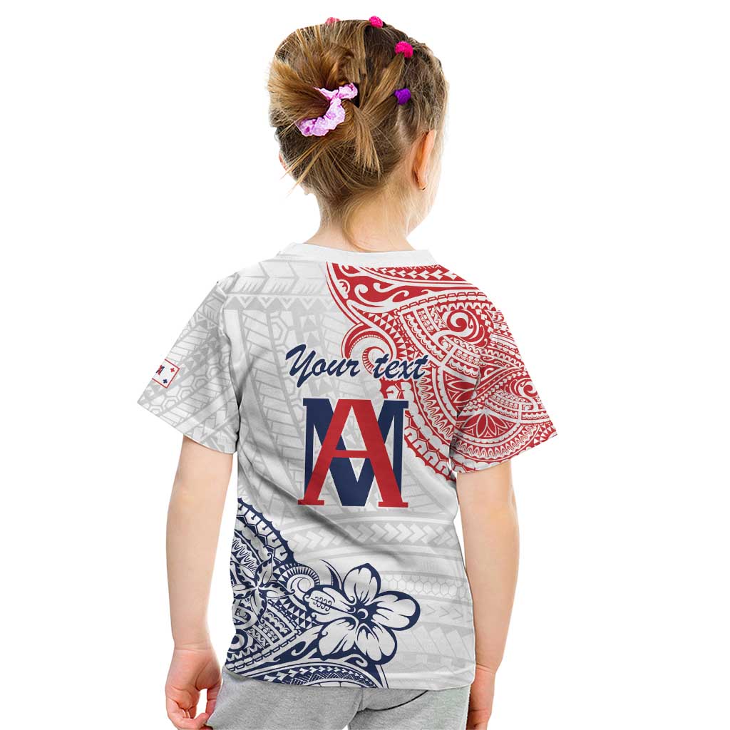 Kingdom of Uvea 1842-1860 Personalized Kid T Shirt Wallis and Futuna Polynesian Tribal Pattern LT9 - Polynesian Pride