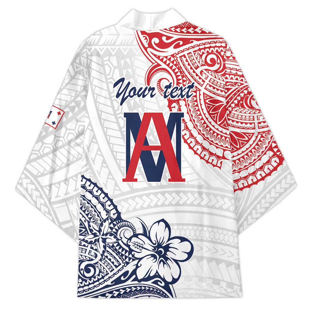 Kingdom of Uvea 1842-1860 Personalized Kimono Wallis and Futuna Polynesian Tribal Pattern - Polynesian Pride