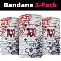 Kingdom of Uvea 1842-1860 Personalized Neck Gaiter Wallis and Futuna Polynesian Tribal Pattern - Polynesian Pride