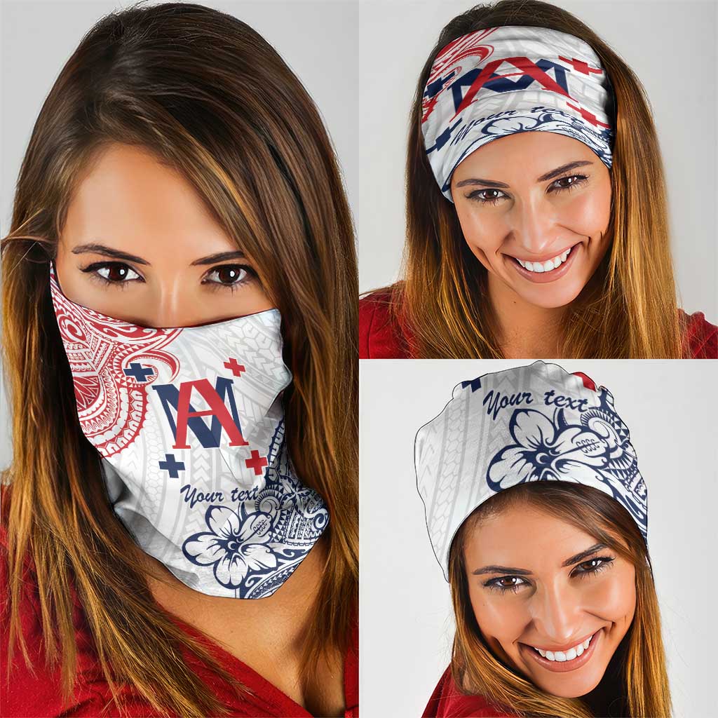 Kingdom of Uvea 1842-1860 Personalized Neck Gaiter Wallis and Futuna Polynesian Tribal Pattern - Polynesian Pride