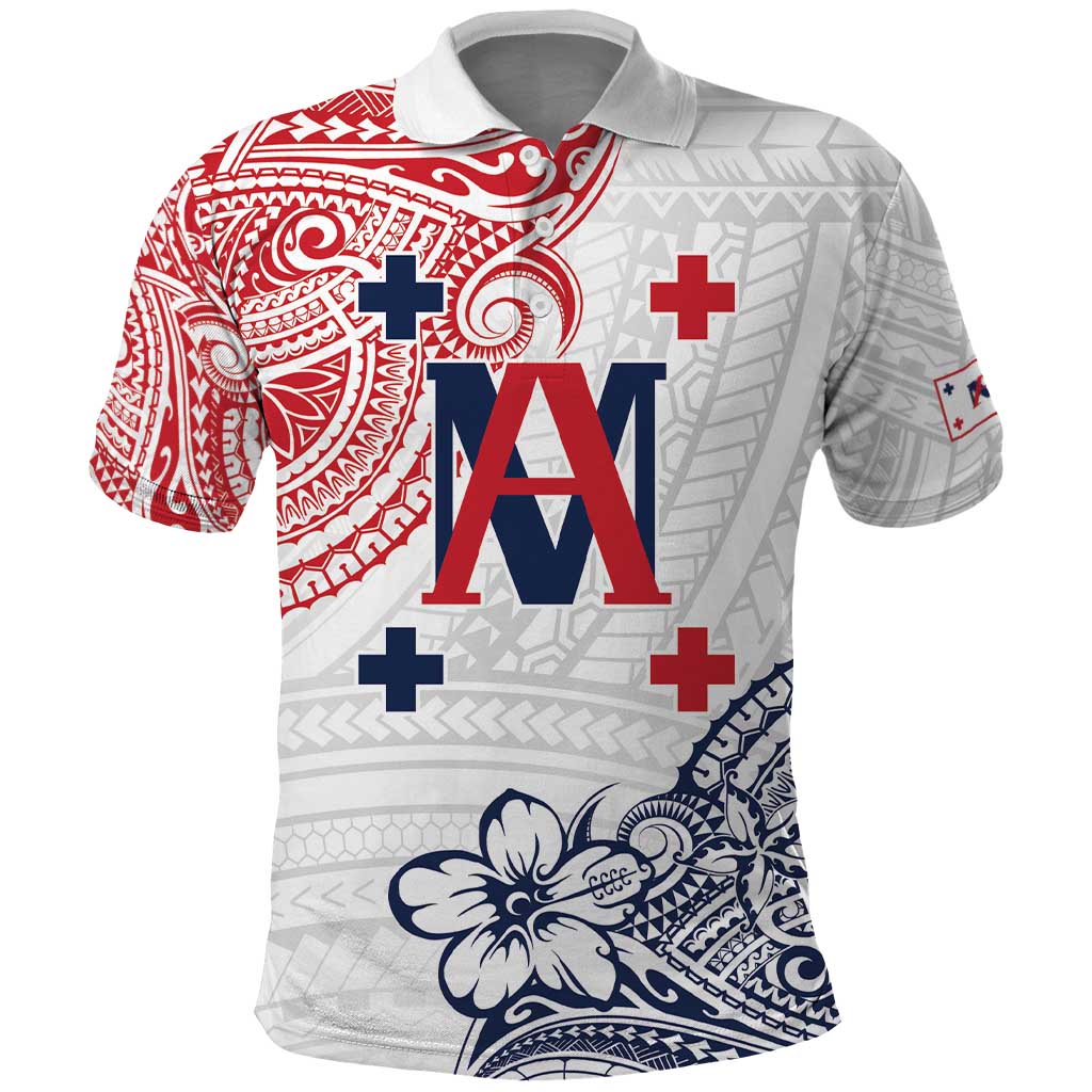 Kingdom of Uvea 1842-1860 Personalized Polo Shirt Wallis and Futuna Polynesian Tribal Pattern