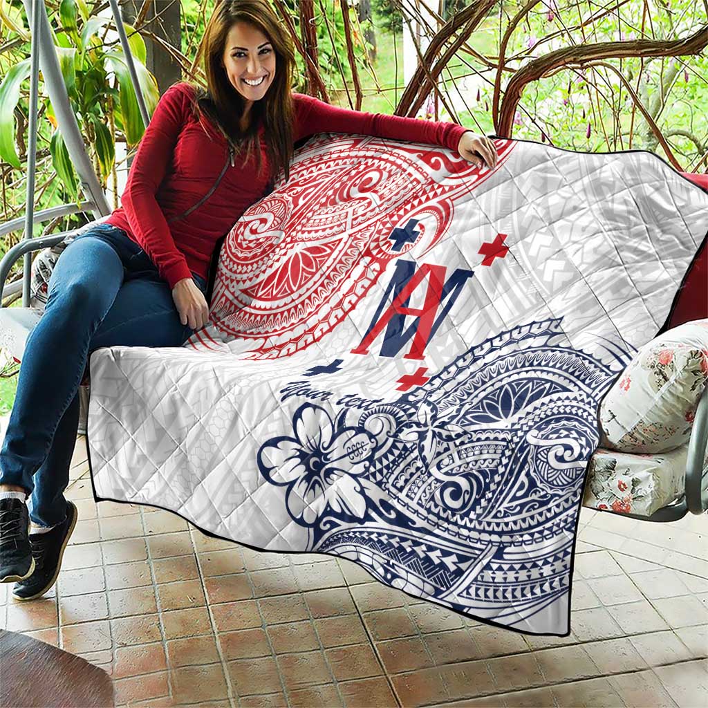 Kingdom of Uvea 1842-1860 Personalized Quilt Wallis and Futuna Polynesian Tribal Pattern