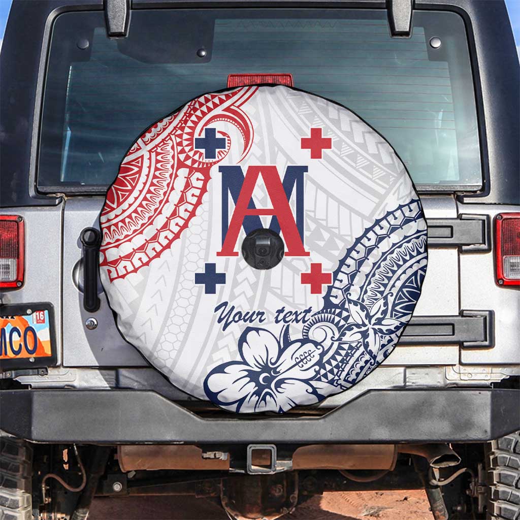 Kingdom of Uvea 1842-1860 Personalized Spare Tire Cover Wallis and Futuna Polynesian Tribal Pattern