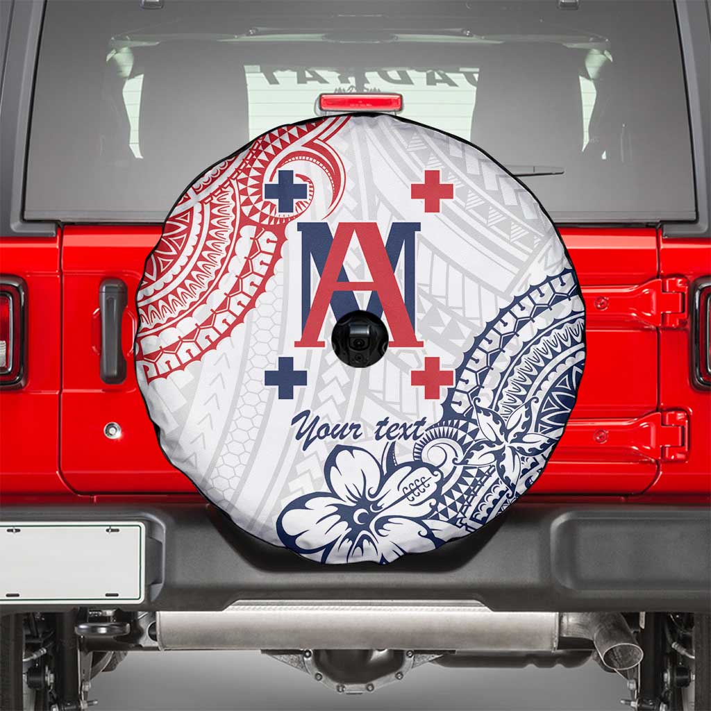 Kingdom of Uvea 1842-1860 Personalized Spare Tire Cover Wallis and Futuna Polynesian Tribal Pattern