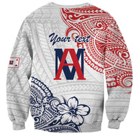 Kingdom of Uvea 1842-1860 Personalized Sweatshirt Wallis and Futuna Polynesian Tribal Pattern LT9 - Polynesian Pride