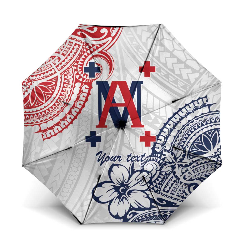 Kingdom of Uvea 1842-1860 Personalized Umbrella Wallis and Futuna Polynesian Tribal Pattern - Polynesian Pride