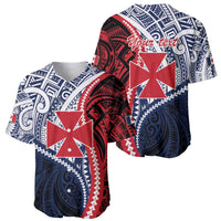 Kingdom of Uvea 1860-1886 Personalized Baseball Jersey Wallis and Futuna Polynesian Tribal Pattern LT9 - Polynesian Pride