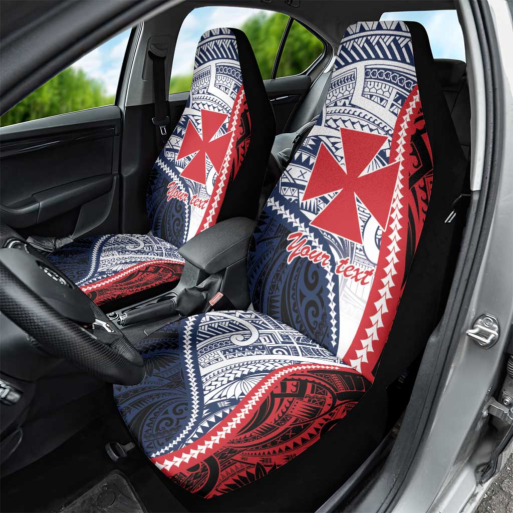 Kingdom of Uvea 1860-1886 Personalized Car Seat Cover Wallis and Futuna Polynesian Tribal Pattern