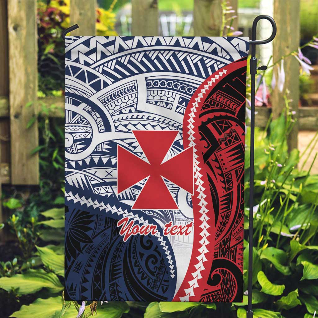Kingdom of Uvea 1860-1886 Personalized Garden Flag Wallis and Futuna Polynesian Tribal Pattern