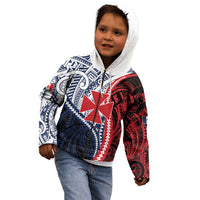 Kingdom of Uvea 1860-1886 Personalized Kid Hoodie Wallis and Futuna Polynesian Tribal Pattern LT9 - Polynesian Pride